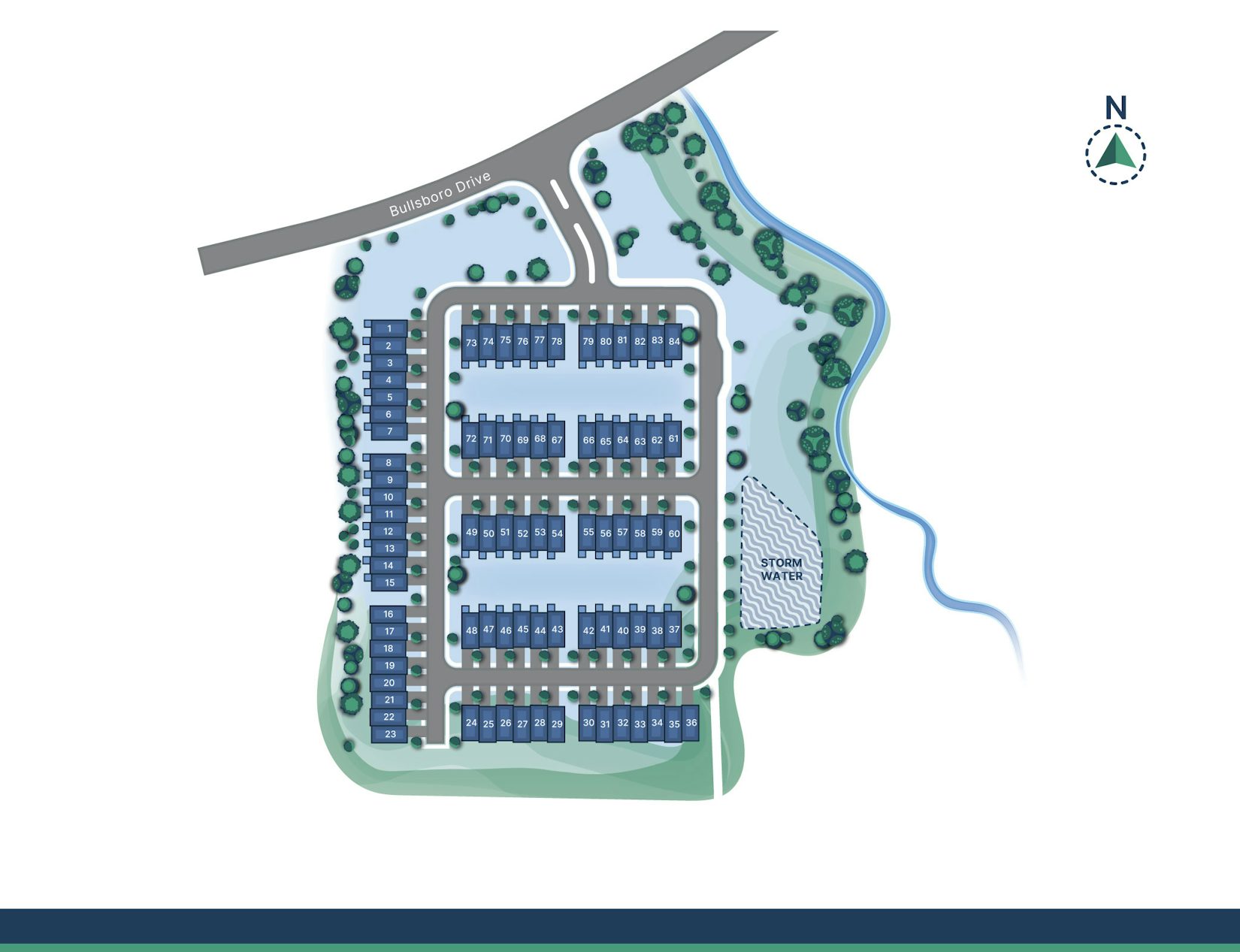 Firefly - 84 Townhome Lots - Newnan, GA - Community Site Plan
