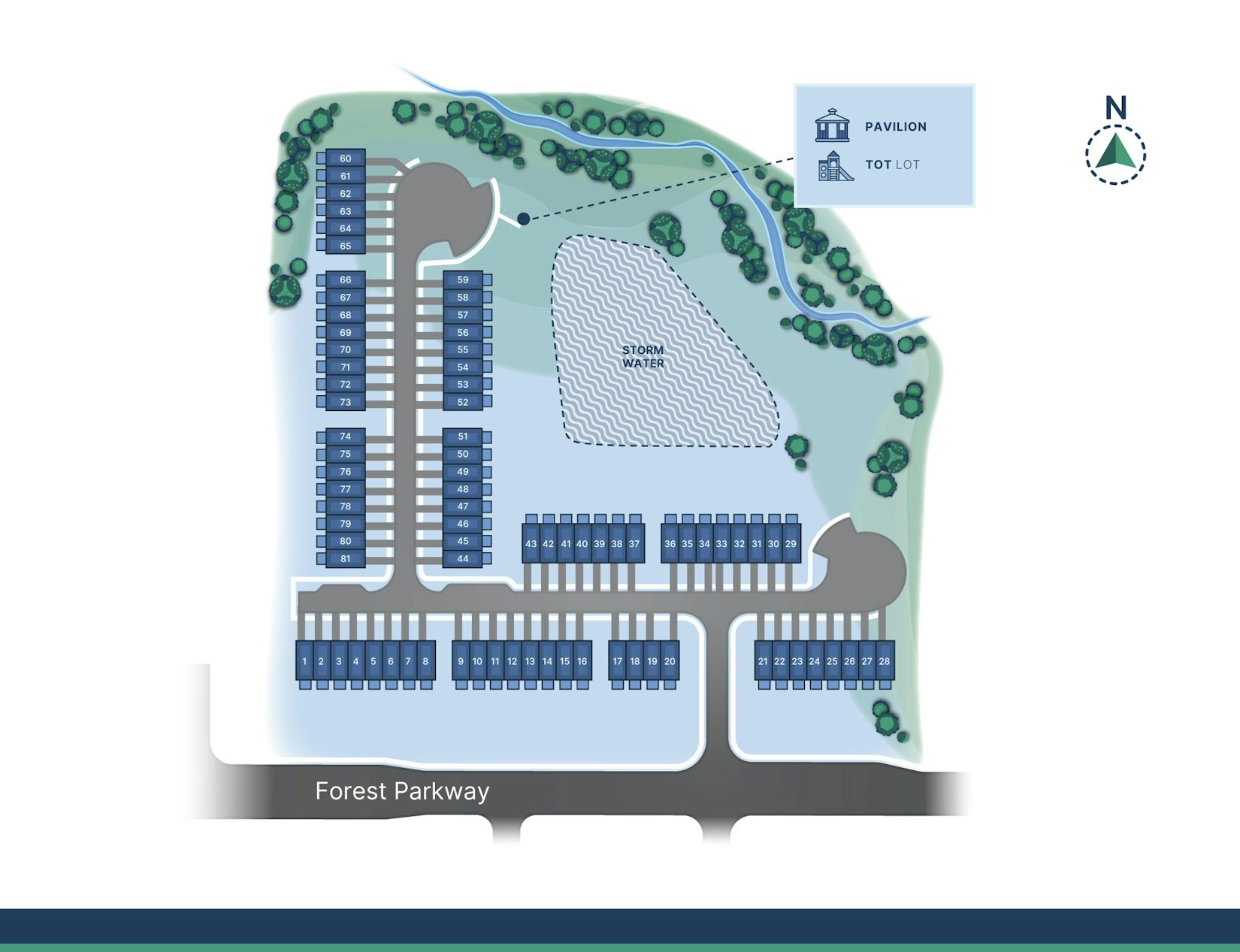 Livingston - 81 Townhome Lots - Lake City, GA - Community Site Plan
